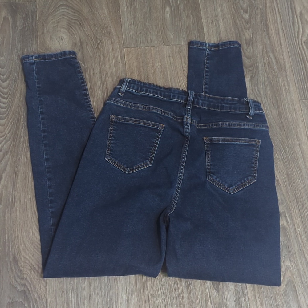❤️5/$25 SHEIN Dark Blue Skinny Jeans - Picture 5 of 5